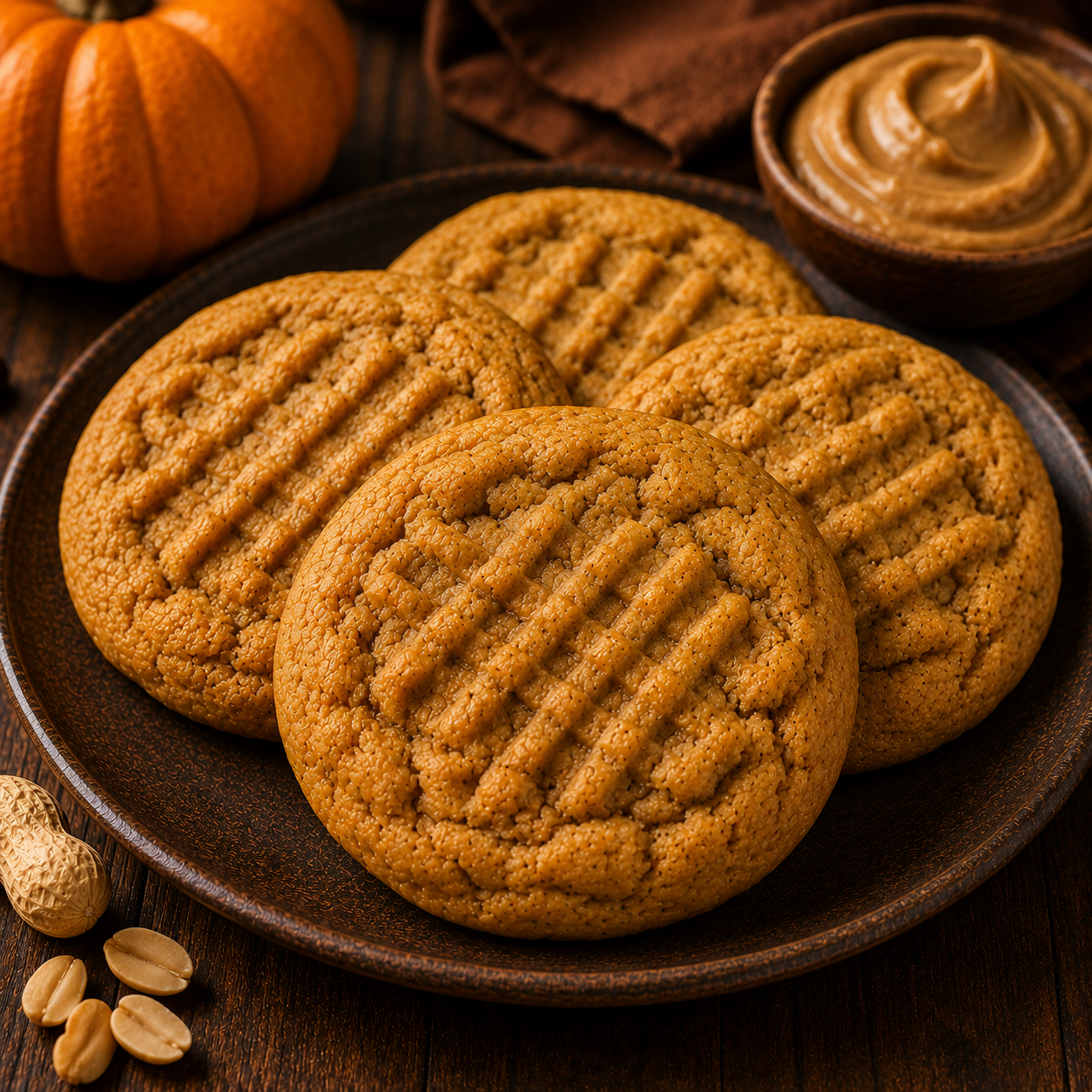 Pumpkin Peanut Butter Cookie